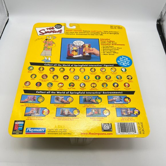 Simpsons RESORT SMITHERS Voice Activated World Of Springfield Interactive Figure - Picture 11 of 11